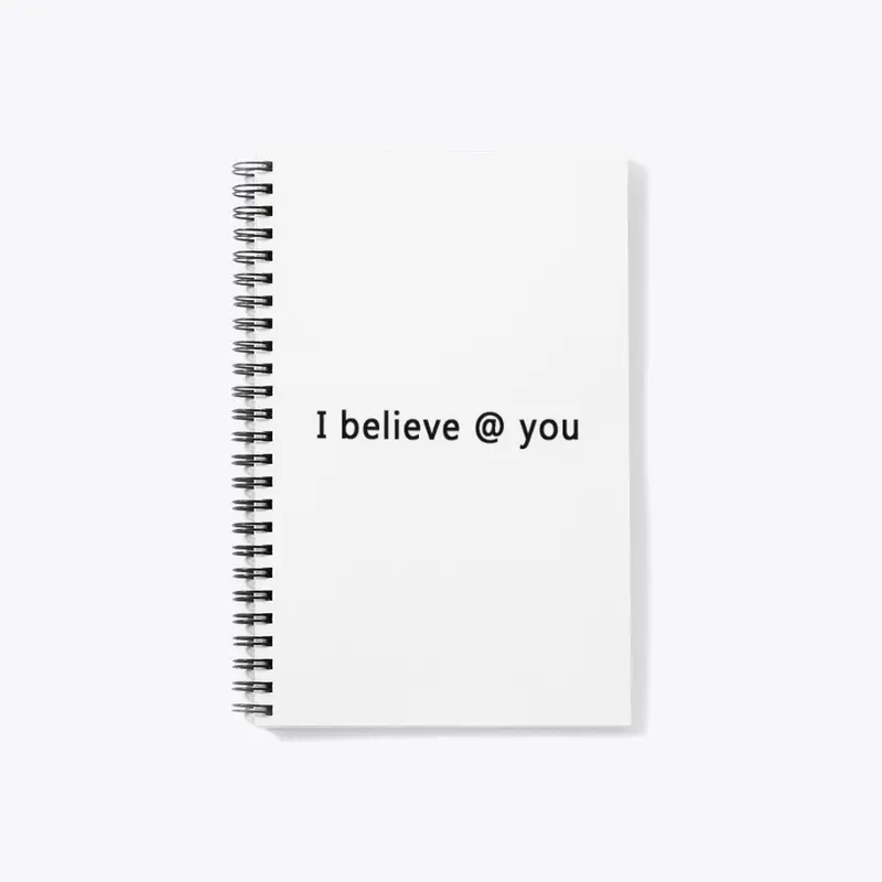 I believe @ you